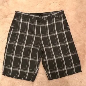 Men’s Hurley Plaid Shorts